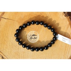 Bracelet boule 08mm onyx A