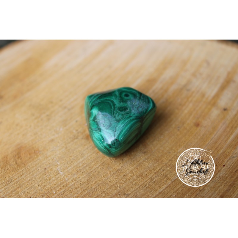 Pierre roulée malachite AA 30 à 40mm