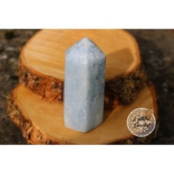 Pointe polie calcite bleue A 150 à 180g