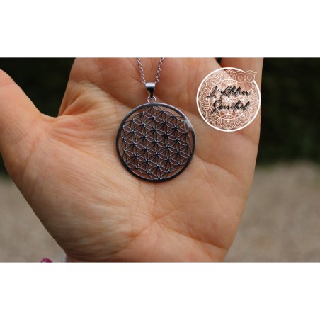 Pendentif Fleur de Vie Argent 925