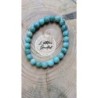 bracelet boule amazonite