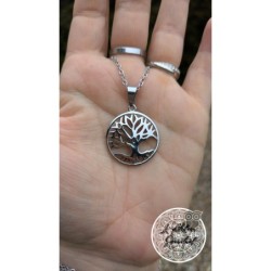 Pendentif en acier 304 Arbre de vie